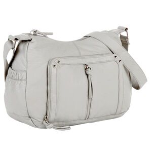 🆕 Bueno Crossbody Organizer Leather Hobo Bag